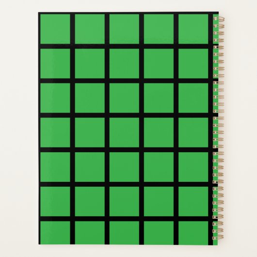 Zachariah aanpasbaar planner (Achterkant)