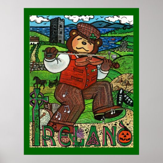 Zachary Beer® Tribute to Ireland Poster (Voorkant)