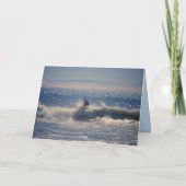 Zachary Happy Birthday Surfer met regenboog Kaart (Achterkant)