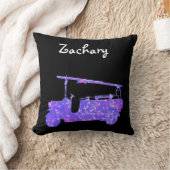 Zachary Name with a Fire Truck Kussen (Deken)