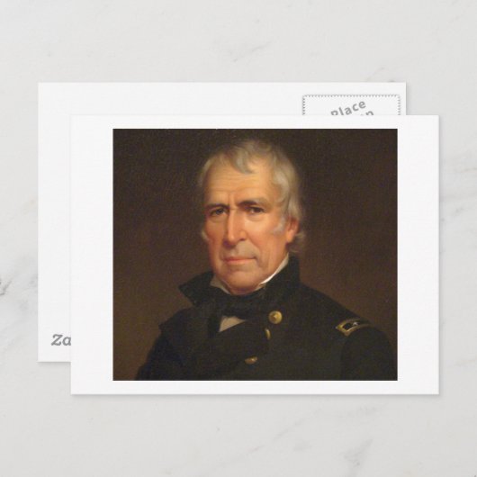 Zachary Taylor 12 Briefkaart (Voorkant / Achterkant)