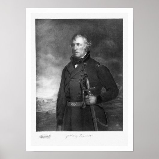 Zachary Taylor, 12e President van de Verenigde Sta Poster (Voorkant)
