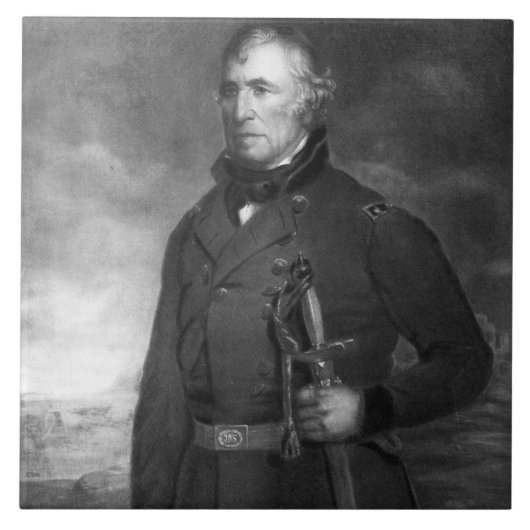 Zachary Taylor, 12e President van de Verenigde Sta Tegeltje (Voorkant)