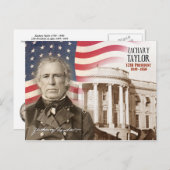 Zachary Taylor - 12e President van de VS Briefkaart (Voorkant / Achterkant)