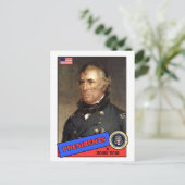 Zachary Taylor Baseball Card Briefkaart (Staand voorkant)