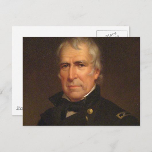 Zachary Taylor Briefkaart (Voorkant / Achterkant)