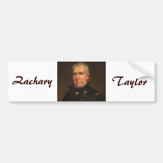 Zachary Taylor Bumpersticker (Voorkant)