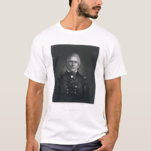Zachary Taylor, gegraveerd na een dagerrotype door T-shirt