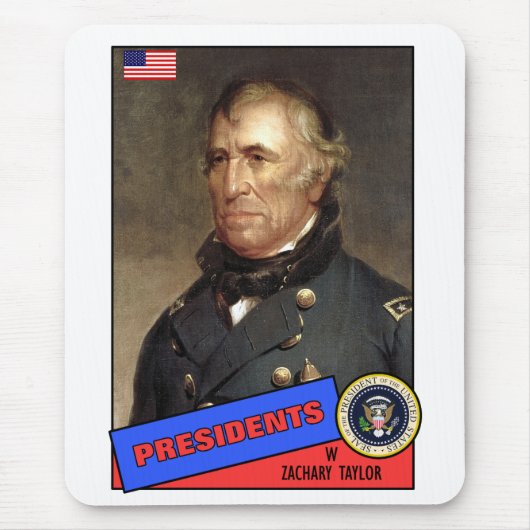 Zachary Taylor-honkbalkaart Muismat (Voorkant)