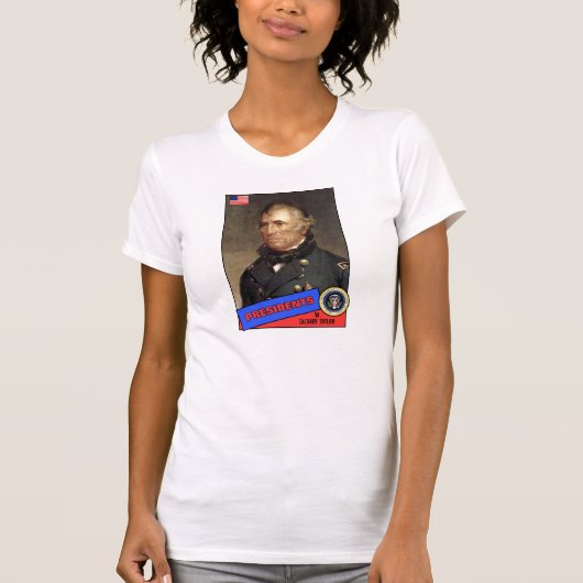 Zachary Taylor-honkbalkaart T-shirt (Voorkant)