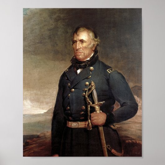 Zachary Taylor Poster (Voorkant)