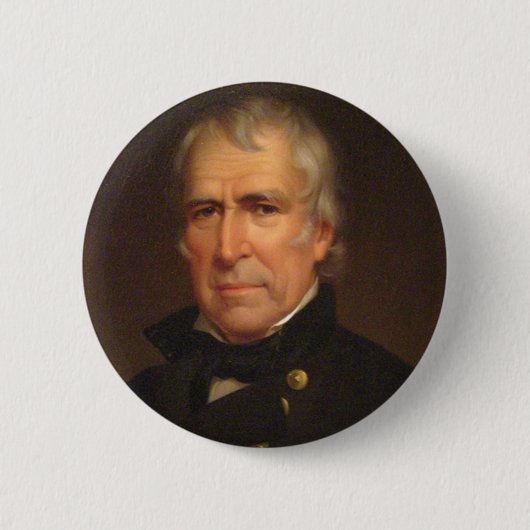 Zachary Taylor Ronde Button 5,7 Cm (Voorkant)