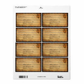 Zachée Save Date Label (Full Sheet)