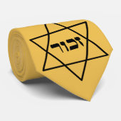 "Zachor"-Stropdas voor Yom HaShoah Stropdas (Opgerold)