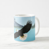 Zacht als een adelaar koffiemok (Voorkant rechts)