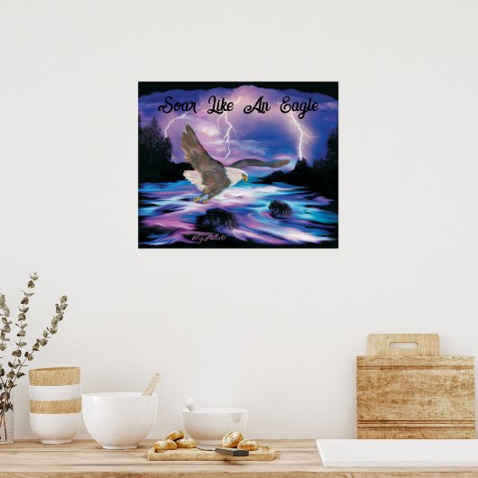 Zacht als een Eagle Poster (Keuken)