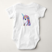 Zacht als een knuffel, gewikkeld in liefde baby do romper (Achterkant)