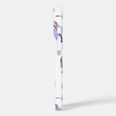 Zacht als een Paarse veren veren patroon Case-Mate iPhone Case (Achterkant / Links)