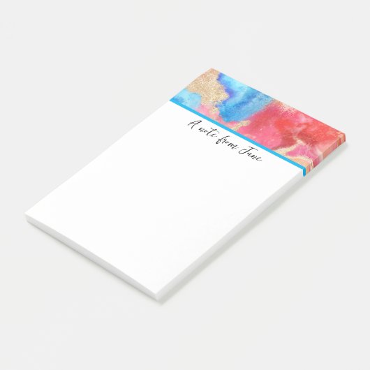 ZACHT ALS STEEN Kunst Post-it® Notes (Schuin)