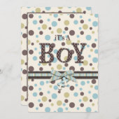 Zacht als Teddy Bear Invitation Card Kaart (Voorkant / Achterkant)