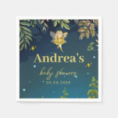 Zacht Baby shower ingeruild bos Servet (Voorkant)