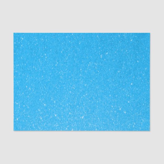 Zacht babyblauw Glitter afdrukken Tissuepapier (Voorkant)