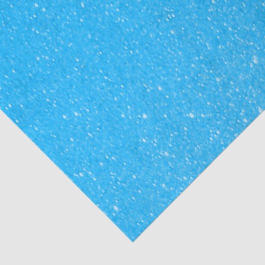 Zacht babyblauw Glitter afdrukken Tissuepapier (Detail)