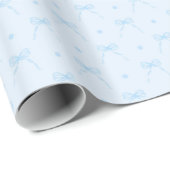 Zacht babyblauw pootpapier cadeaupapier (Rol Hoek)