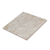 Zacht beige marmeren stenen keramische Tegel Tegeltje (Zijkant)