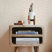 Zacht Beige Zand Leopard Cheetah Patroon