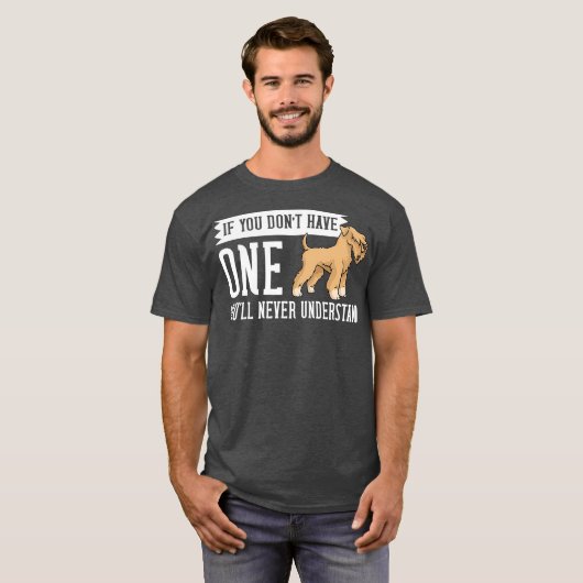 Zacht beklede wielrenner Puppies eigenaar T-shirt (Voorkant volledig)