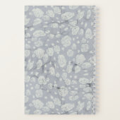 Zacht Blauw Bloemen Water's Bullet Journal Notitieboek (Achterkant)