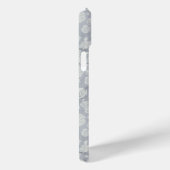 Zacht blauw bloemwater Case-Mate iPhone case (Achterkant / Rechts)