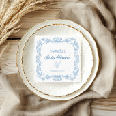 Zacht blauw  Classic Baby shower Servet