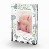 Zacht blauw en grijs  Floral Lijst van het Blok va (Rechts)