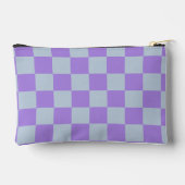 Zacht blauw en lavendel geruit etui (Achterkant)