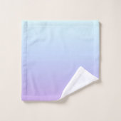 Zacht blauw en paarse gradiëntachtergrond bad handdoek (Wasdoekje)