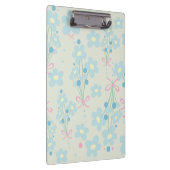 Zacht blauw en roze harmonie klembord (Rechts)