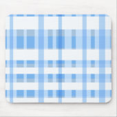 Zacht blauw en witte speldenstang muismat (Voorkant)