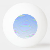 Zacht Blauw Golf Ontwerp Pingpongbal (Achterkant)