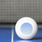 Zacht Blauw Golf Ontwerp Pingpongbal (Net)