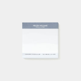 Zacht blauw-grijs Abstract landschap Post-it® Notes