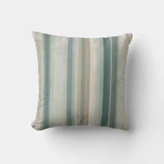 Zacht Blauw Groen Licht Teal Beige Verweerde Stree Kussen