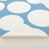 Zacht blauw Hygge deken (3/4)