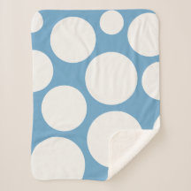 Zacht blauw Hygge deken