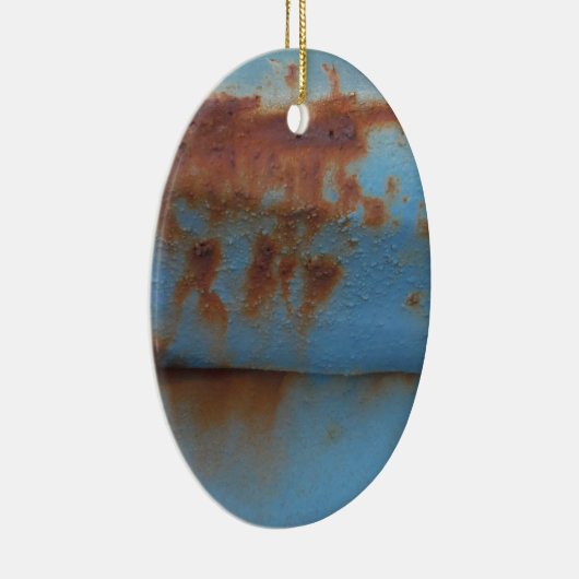  zacht blauw keramisch ornament (Rechts)