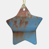  zacht blauw keramisch ornament (Links)