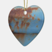  zacht blauw keramisch ornament (Links)