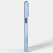 Zacht Blauw Marmer Abstract Patroon Case-Mate iPhone Case (Achterkant / Rechts)