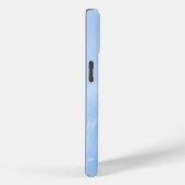 Zacht Blauw Marmer Abstract Patroon Case-Mate iPhone Case (Achterkant / Rechts)